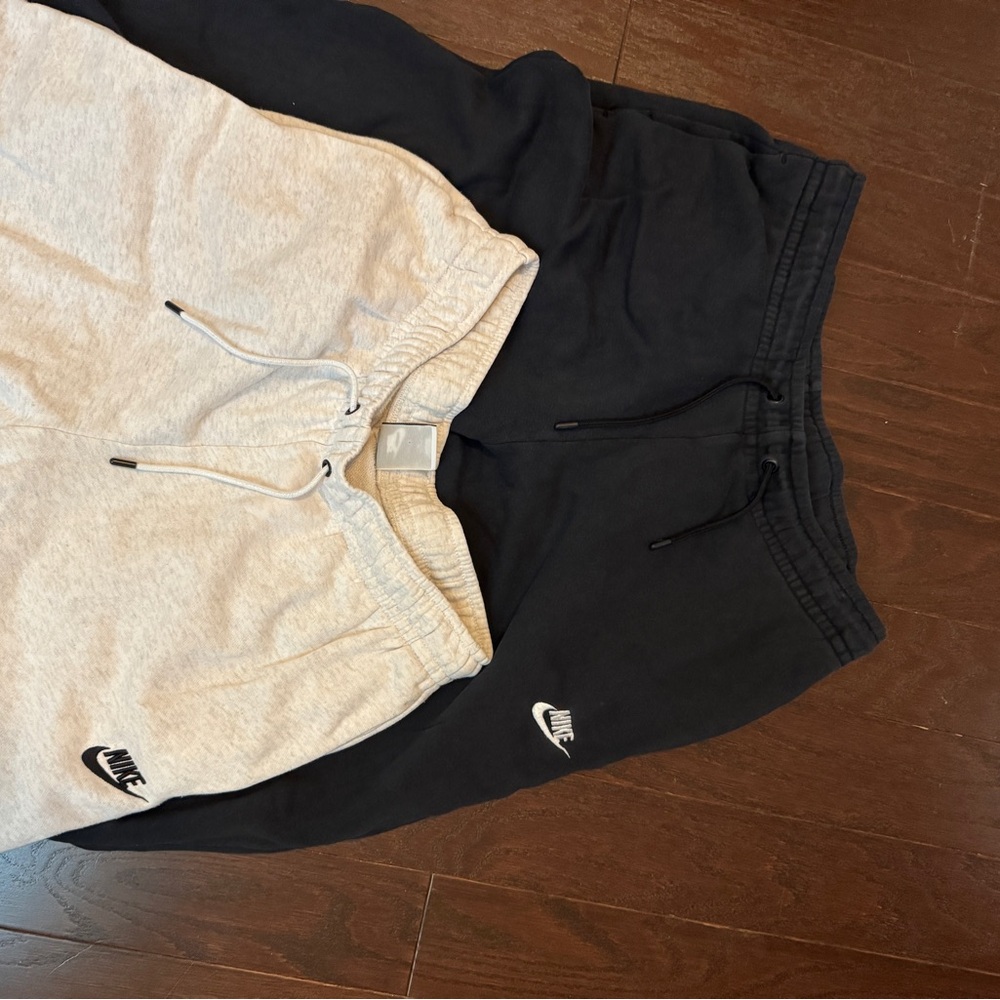 Nike Black and Gray Jogger Pants